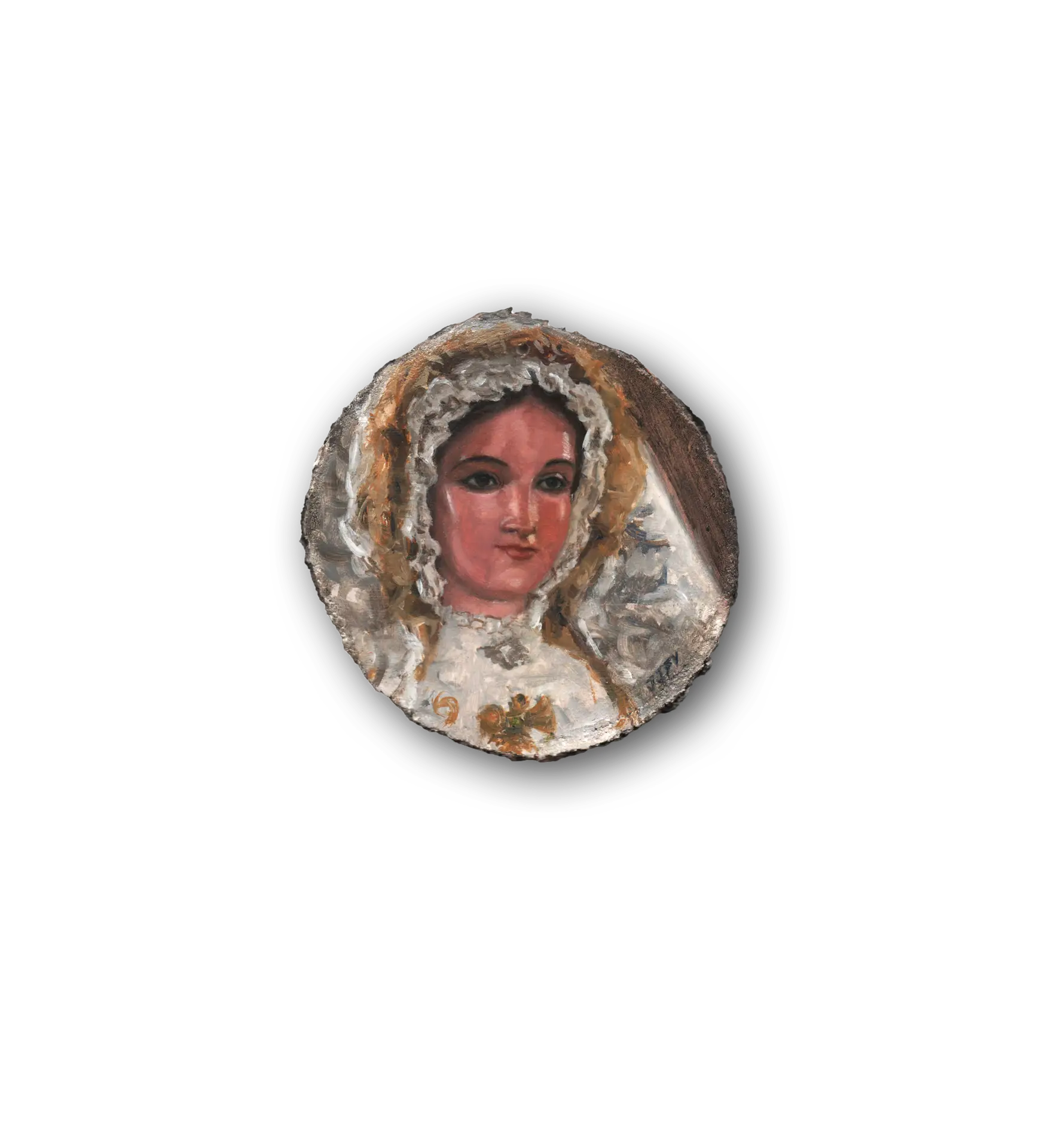 Medallón de la Virgen de Luna