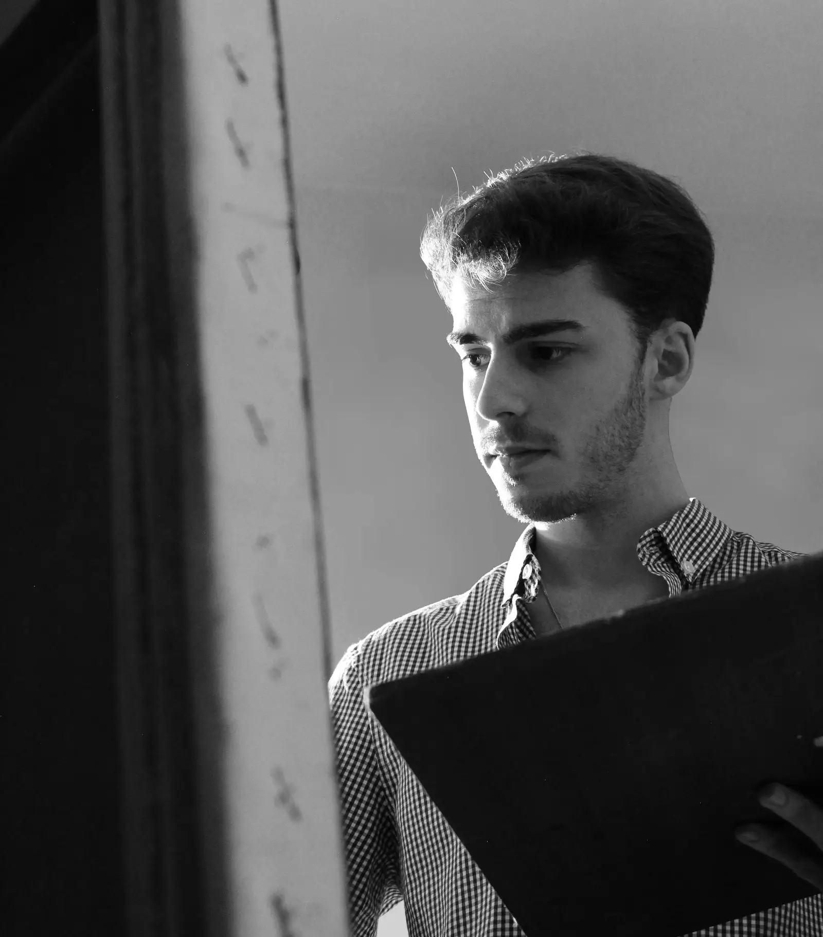 Juanjo Fernández Villarejo en su taller